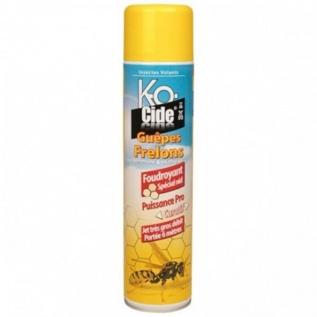 Insecticide VNM Guêpes et Frelons longue portée 800ml