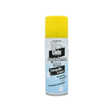 K-OCIDE laque anti-acariens et gale PULVÉRISATEUR AUTOMATIQUE 270ml