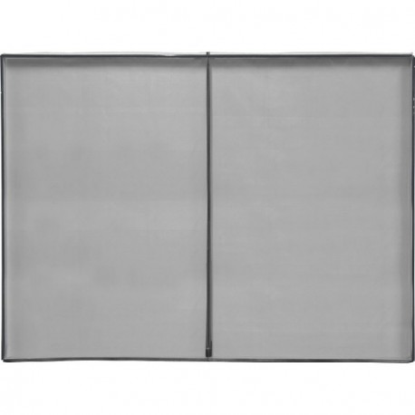 Rideau moustiquaire aimantée LUANCE spécial baie vitrée 300x220cm gris