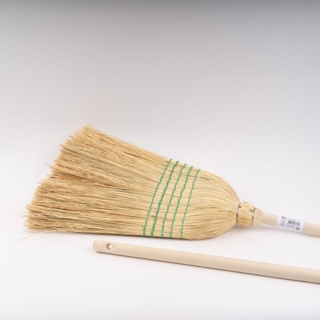 Balai paille de riz REMUE MENAGE 5 fils FSC 100%