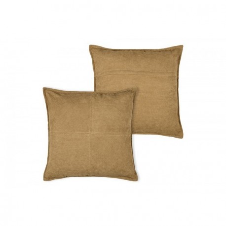 Coussin DANDY camel 45x45cm
