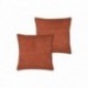 Coussin DANDY roux 45x45cm