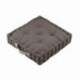 Coussin DUO STOF taupe/lin 45x45x10cm