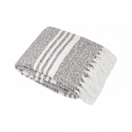 Plaid STOF Gabi anthracite 130x150cm