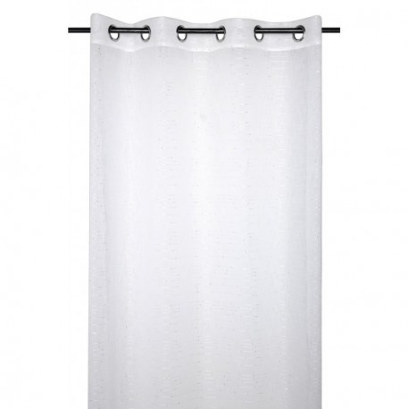 Rideau voilage CELIAN blanc 135x260cm