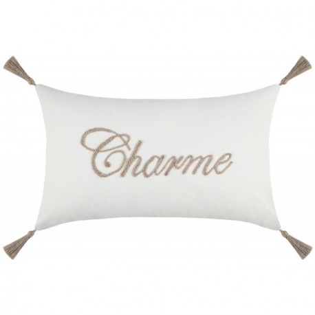 Coussin STOF KINOGI Noir 40x40cm