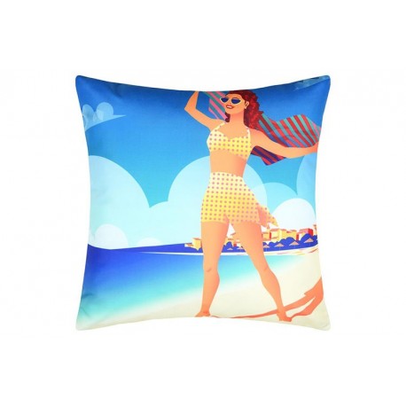 STOF BAIGNEUSE coussin outdoor multicolore 45x45cm