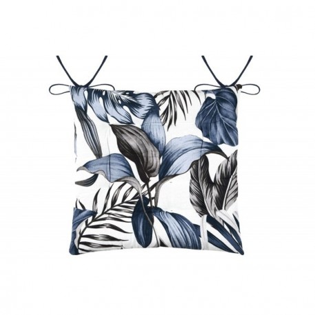 Galette 16 pts STOF PARAISO bleu 38x38cm