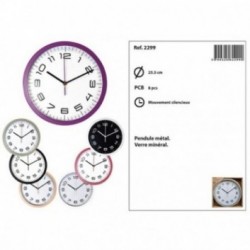 KATAMEX Pendule plastique Ø.28,5cm