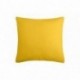 Coussin zip DUO 40x40cm moutarde