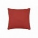 Coussin zip DUO 40x40cm terracotta