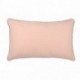 Coussin zip DUO 30x50cm poudre/souris