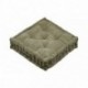 Coussin de sol DANDY kaki 45x45x10cm