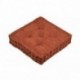 Coussin de sol DANDY roux 45x45x10cm