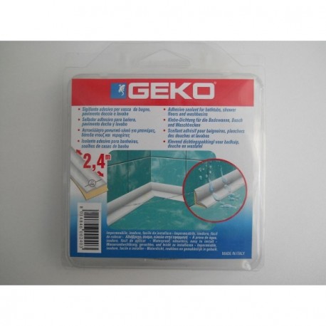 Joint d'étanchéité GEKO blanc 22mmx2,4m