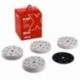 Set2 abrasifs MOUSFELX D150 ST-Set:2xPSORED-RD+25xP60+25xP80+25xP120 +25xP150