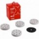 Set2 abrasifs MOUSFELX D125 ST-Set:2xPSORED-RD+25xP60+25xP80+25xP120 +25xP150