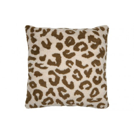 Coussin STOF FAUVES beige 45x45cm