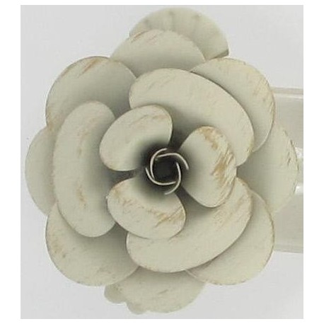 Pince ESSENTIEL Florella ivoire/or