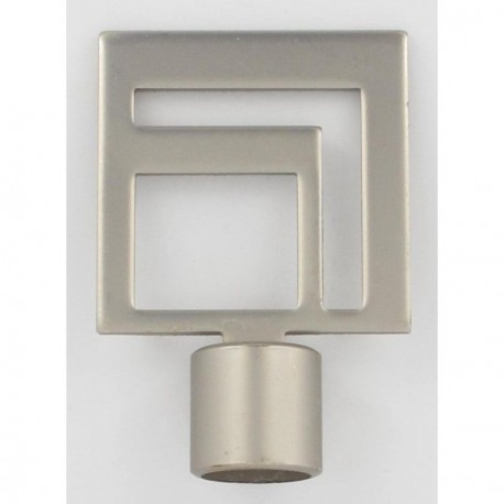 Embout ESSENTIEL carré argent