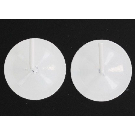 Support métal adhésif ESSENTIEL blanc