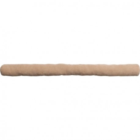 Boudin de porte simple bande agrippante LUANCE Velours Beige 80cm