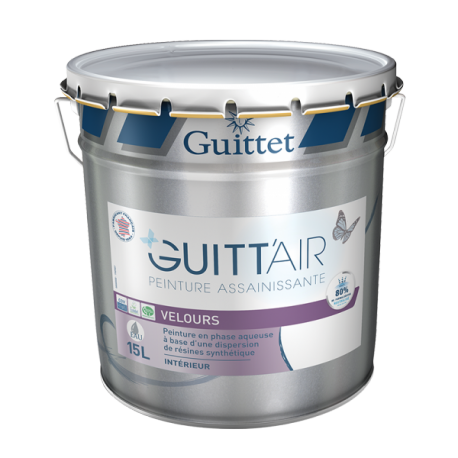 Peinture GUITTET Guitt'Air velours Blanc 15L