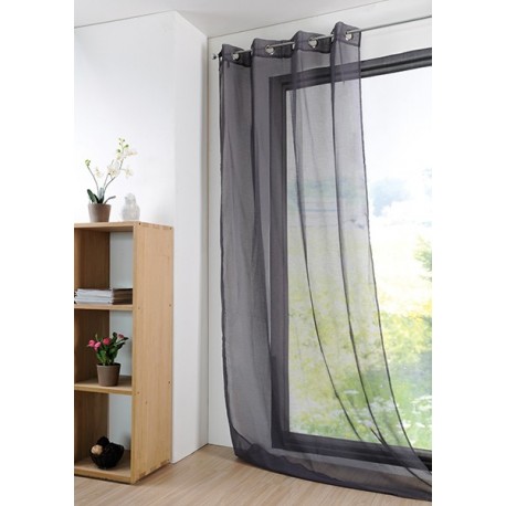 Voilage MONNA Anthracite 135x260cm