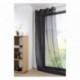 Voilage MONNA noir 135x260cm