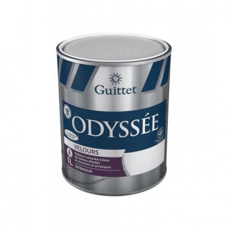 Peinture GUITTET Odyssée 2 velours blanc 1L