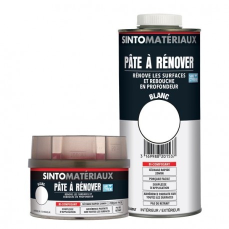 Pâte à rénover SINTO bi-composant 1,4kg