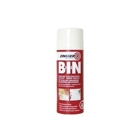 Primaire d'accrochage ultra isolant ZINSSER BIN blanc aérosol 400ml