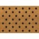 Tapis brosse coco 15mm Géométric Etoiles 40x60cm