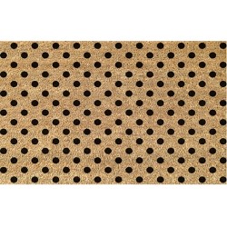 DEHEE Tapis Brosse Géo Pois