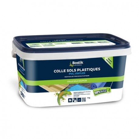 Colle BOSTIK sols plastiques, PVC et vinyles 7kg