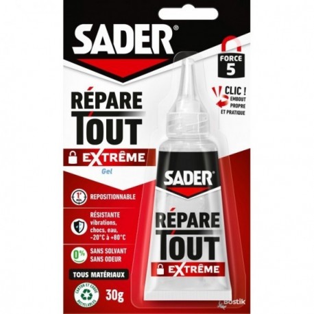Colle SADER Répar'tout Extrême Clic 30g
