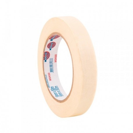 Ruban de masquage EUROCEL MSK60 80°C 50mx19mm