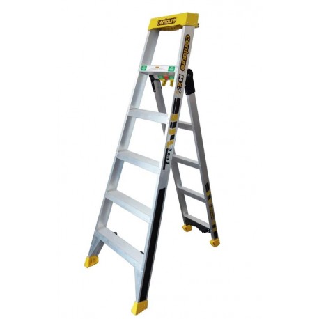 Escabeau CENTAURE 6 marches aluminium laqué MX3 455605 455605