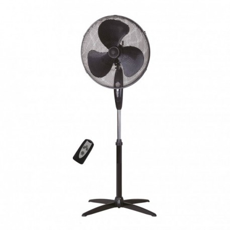 Ventilateur sur pied Khela GARSACO 45W noir avec commande