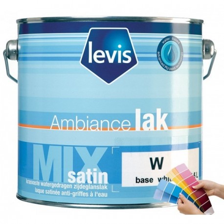 Peinture LEVIS Ambiance lak satin blanc 0,5L