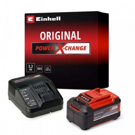 Starter Kit Power X-Change EINHELL - 18V 5,2 Ah Plus