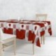 Toile cirée Tissus Enduit ACCESS DECO Zoe rouge RL de 140cmx20m