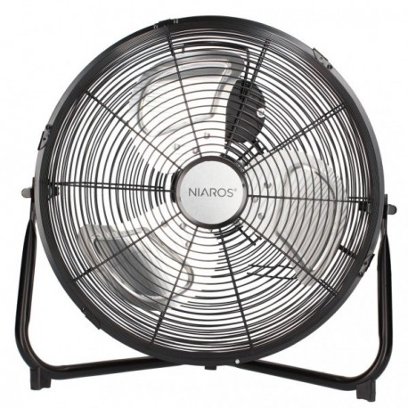 Brasseur d'air Gumba NIAROS 70W en métal noir