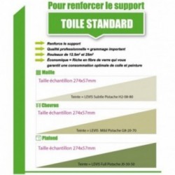 DECORALIA Toile à peindre Standard