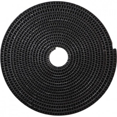 LUANCE BANDE AGRIPPANTE 4MX1CM NOIR POUR TOILE MOUST. FIBRE VERRE