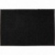 Tapis polyester/pvc LUANCE noir chine blanc 80x120cm
