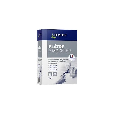 Plâtre à modeler BOSTIK Gamme GSB 1kg