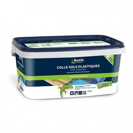Colle BOSTIK sols plastiques, PVC et vinyles 7kg