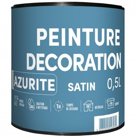 Peinture RECA Déco TDP intérieure Satin Azurite 0,5L