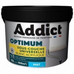 Peinture RECA Optimum Impression Acrylique Universel Blanc 10L